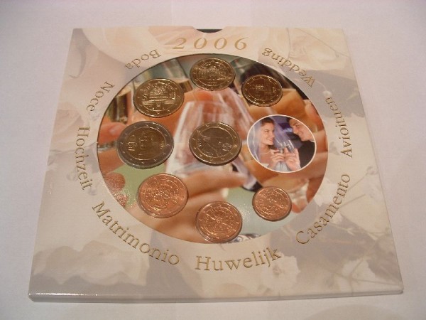 (afbeelding voor) Huwelijks set Oostenrijk 2006 BU uitgave De Ruiter